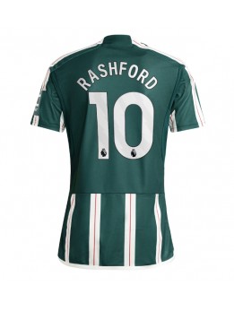 Billige Manchester United Marcus Rashford #10 Bortedrakt 2023-24 Kortermet